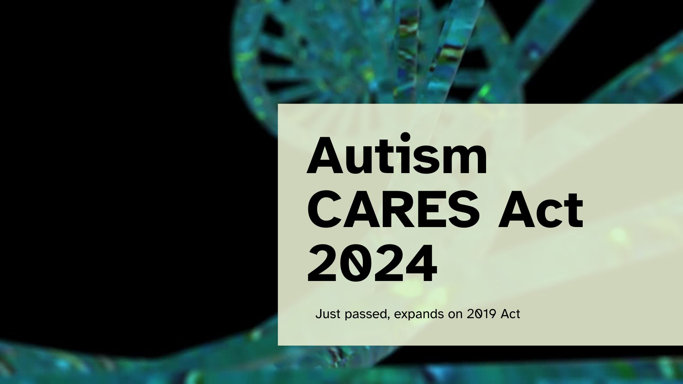 Autism CARES ACt